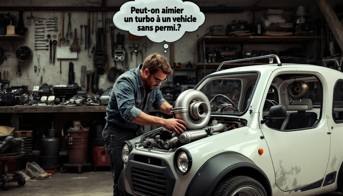 découvrez si l'ajout d'un turbo à une voiture sans permis est possible et les réglementations à considérer. explorez les avantages, les inconvénients et les alternatives pour booster les performances de votre véhicule tout en respectant la législation.