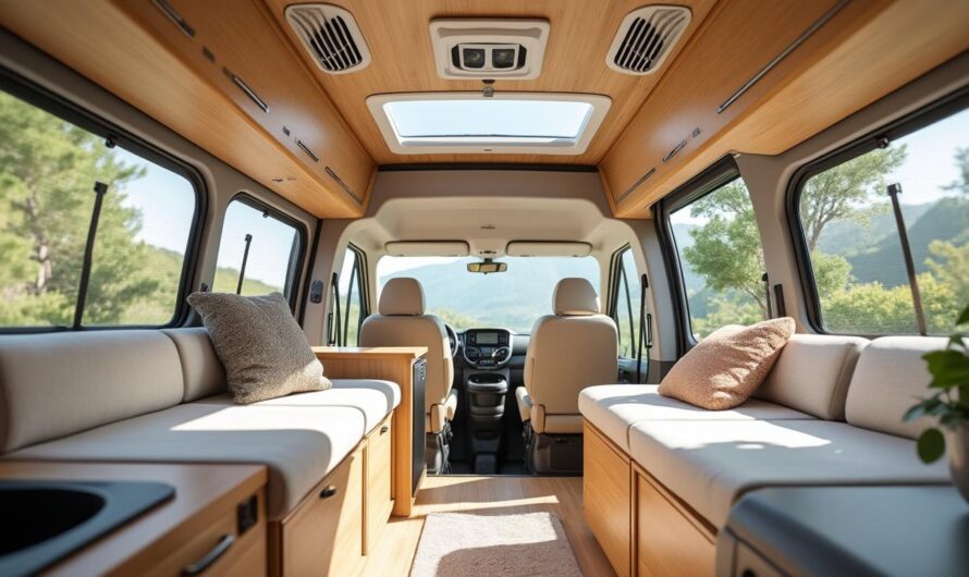 Améliorer la ventilation naturelle dans un van aménagé : grilles, captifs d’air et moustiquaires
