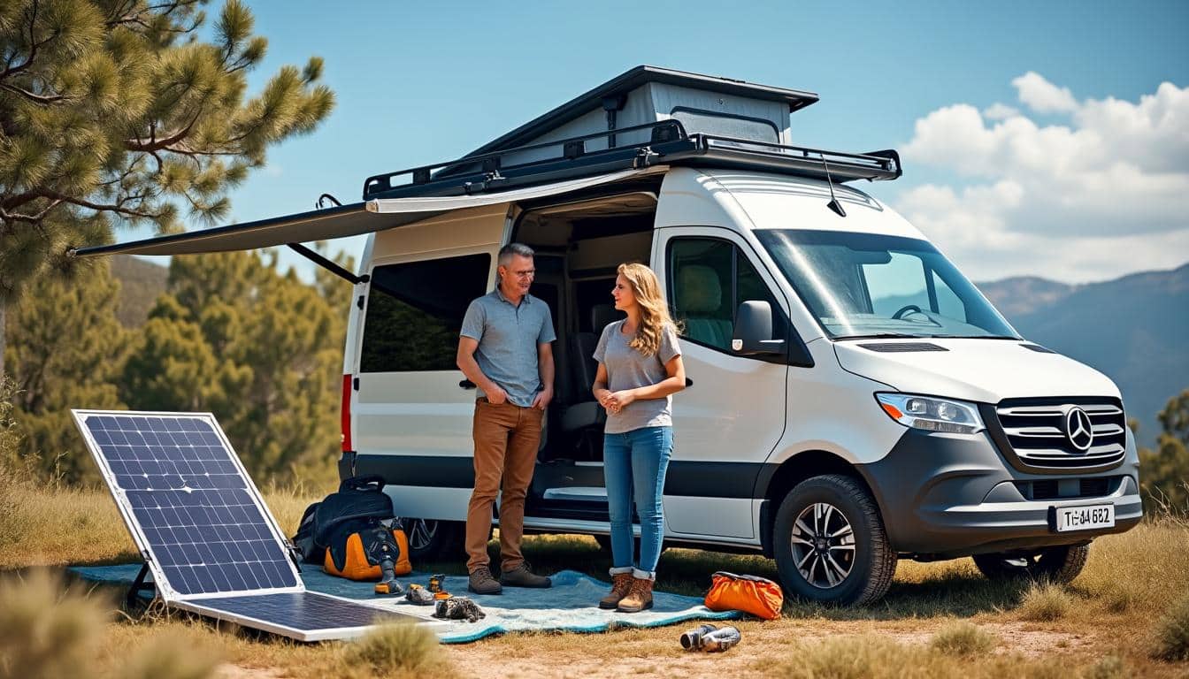 d&eacute;couvrez notre tutoriel complet pour l'installation d'un panneau solaire pliable sur votre camping-car. id&eacute;al pour les d&eacute;butants, ce guide vous guide pas &agrave; pas dans le processus, vous permettant de profiter d'une autonomie &eacute;nerg&eacute;tique lors de vos aventures en plein air. &eacute;quipez-vous et partez &agrave; l'aventure en toute s&eacute;r&eacute;nit&eacute; !