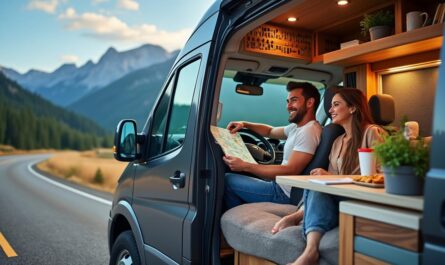 découvrez comment organiser un road-trip en couple sans stress grâce à nos conseils pratiques. de la préparation de l'itinéraire aux essentiels à emporter, apprenez à vivre à deux 24 h/24 dans un van tout en profitant de chaque instant ensemble. partez à l'aventure en toute sérénité !