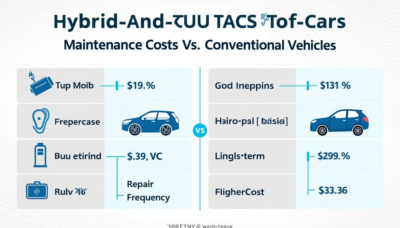 d&eacute;couvrez les v&eacute;ritables co&ucirc;ts d&rsquo;entretien des v&eacute;hicules hybrides compar&eacute;s aux mod&egrave;les traditionnels. analyse compl&egrave;te pour vous aider &agrave; faire le bon choix automobile.
